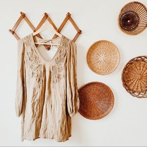 Free People Embroidered Top